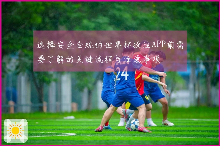 选择安全合规的世界杯投注APP前需要了解的关键流程与注意事项