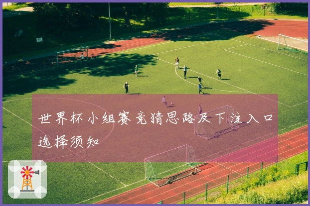 世界杯小组赛竞猜思路及下注入口选择须知